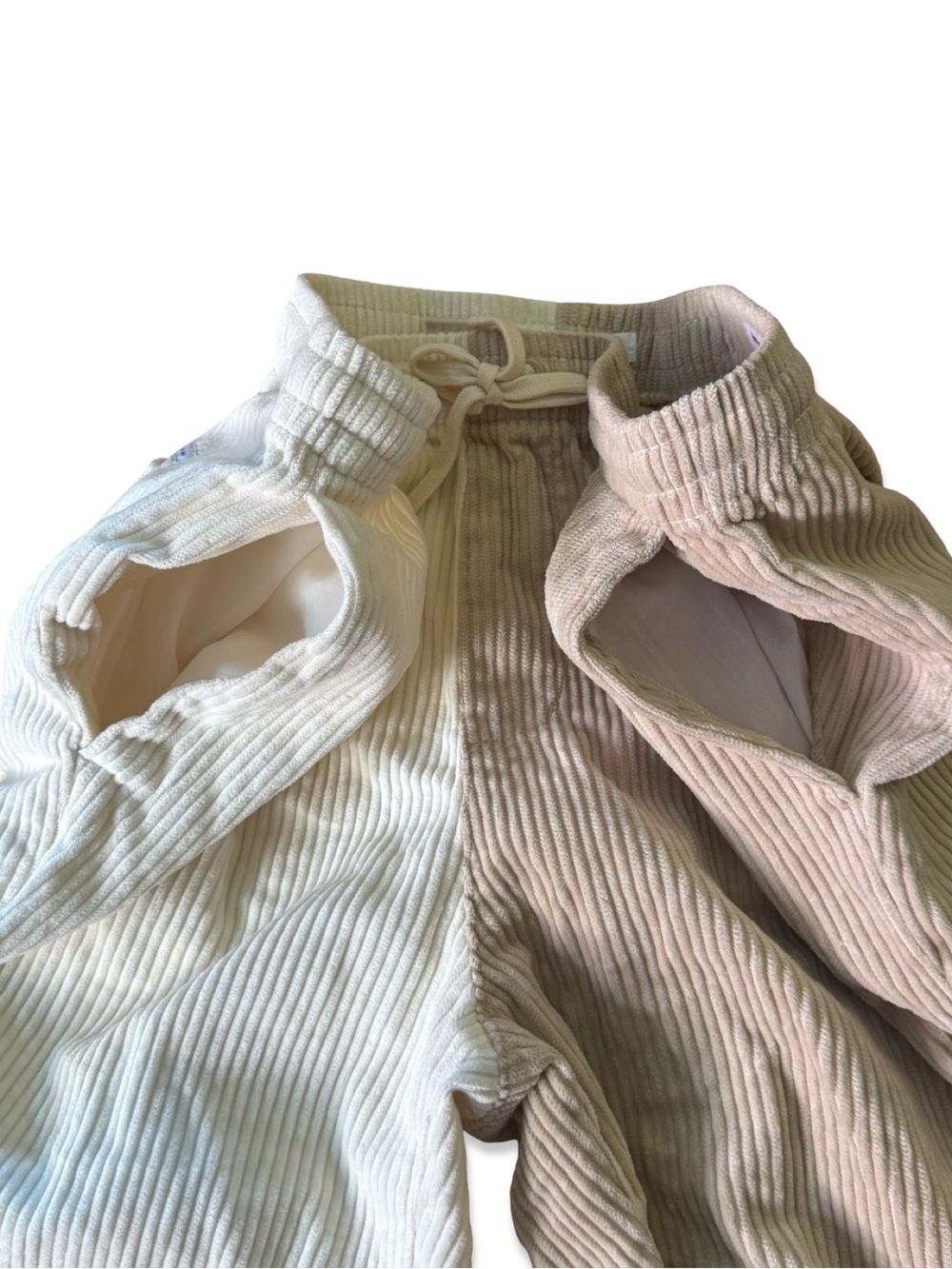 PacSun Men's Colorblock Cream/Tan Corduroy Shorts | Excellent condition - Picture 8 of 8
